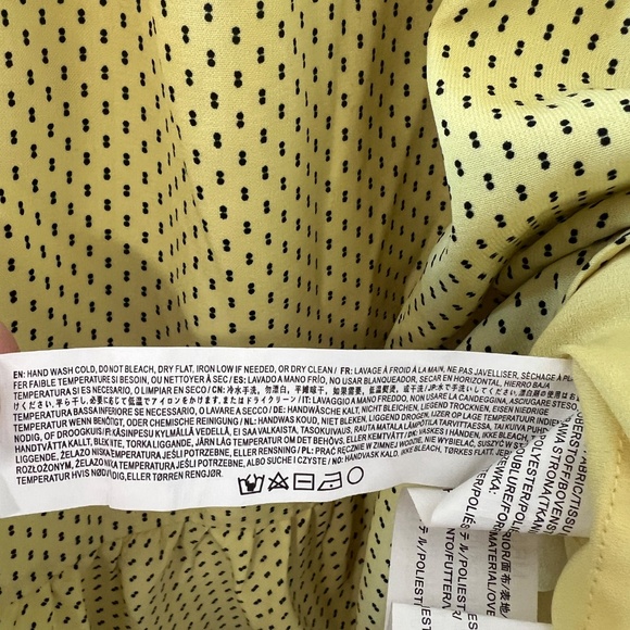 Anthropology Moon River Retro Butter Yellow Fit & Flare Spring Dress Siz… - Picture 8 of 9